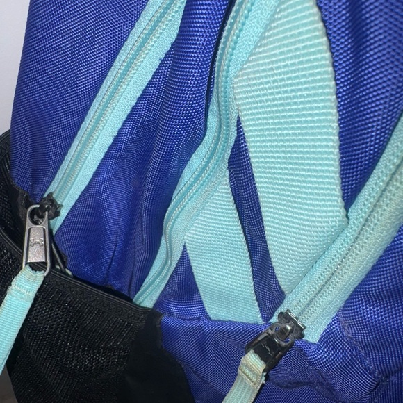 Under Armour Royal Blue Backpack with Mint Accents - Picture 5 of 12